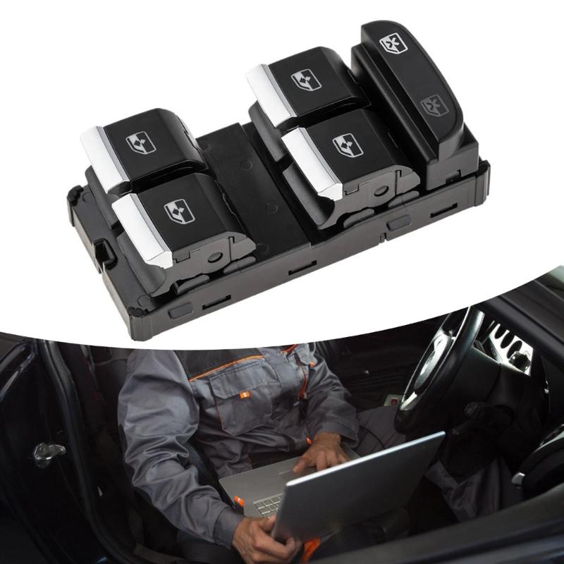 Vehicle Electric Power Control Window Height Adjuster Glass Push Button Elevator Regulator for 8W0959851E 8W0959851E5PR