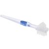 Double Sided Denture Brush Ultra Soft Bristle Head False Teeth Toothbrush Oral