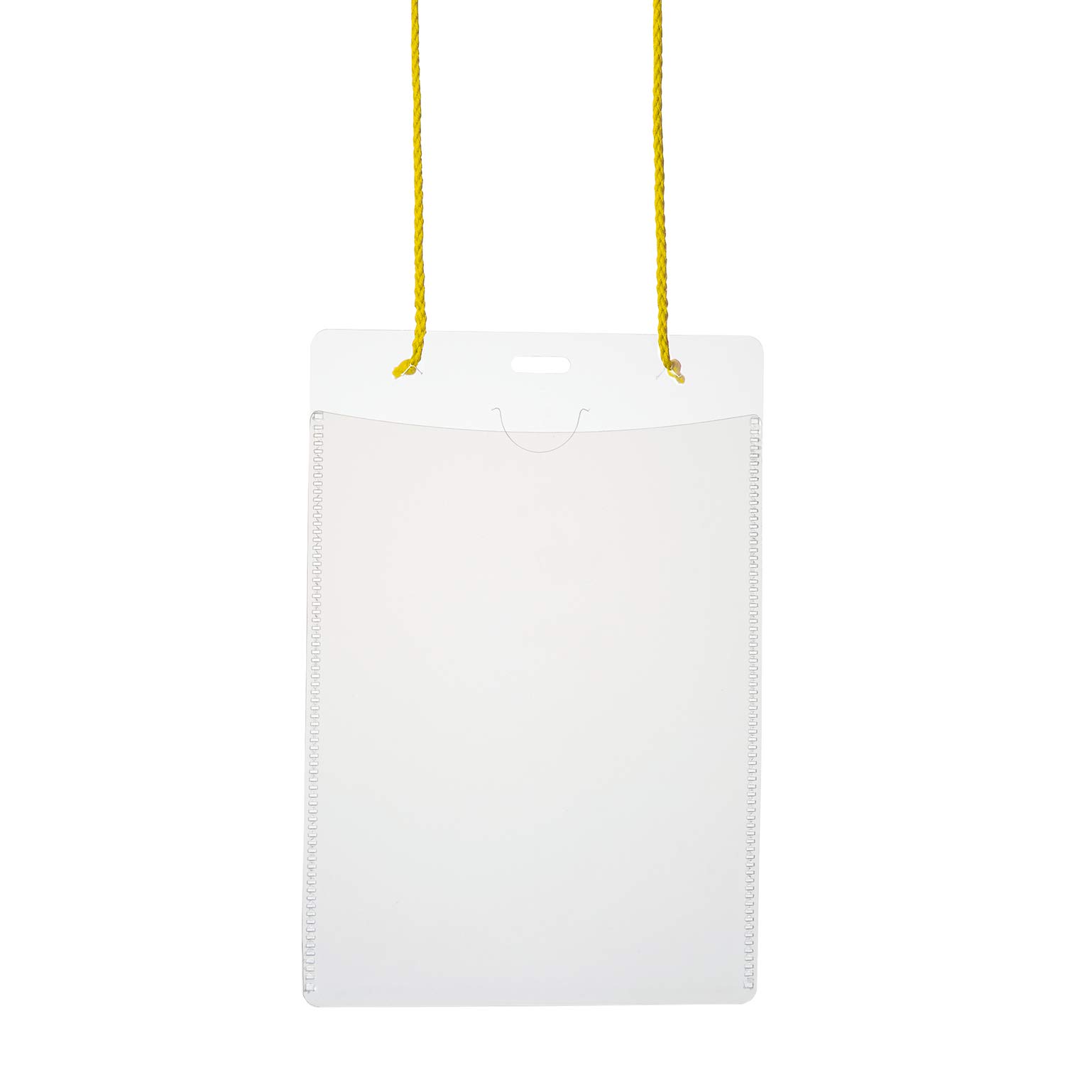 

Plus Name Tag Hanging Type for Events Postcard Size 50 Pieces Yellow 84-804