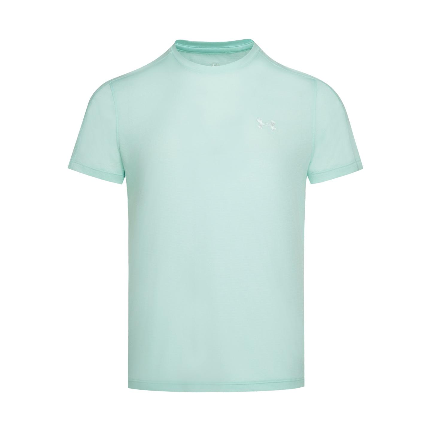 

Under Armour Velociti Reflect Lightweight Training Fitness Breathable Sweat-Wicking Basic Versatile Short Sleeve T-Shirt Men tops 6009518-703 S