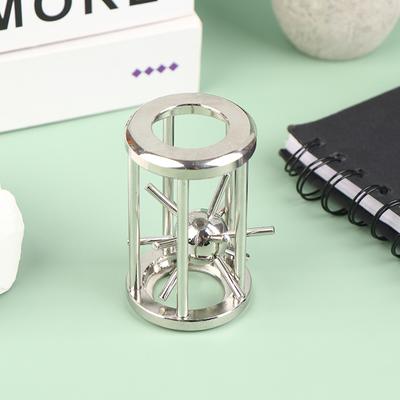 Rompecabezas clásico High Iq Cage Star Tooth Metal Brain Teaser Puzzles Game
