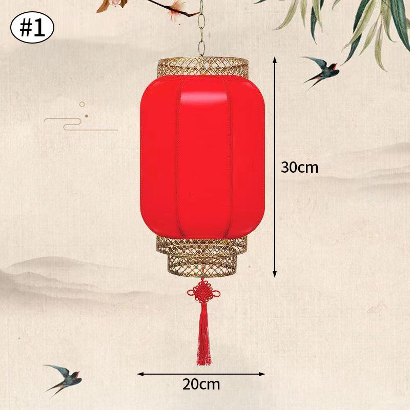 Traditional Red Lantern Chinese Lantern New Year Lanterns Spring Festival Decor 2026 Year of Horse Decor Fu Lantern Ornament