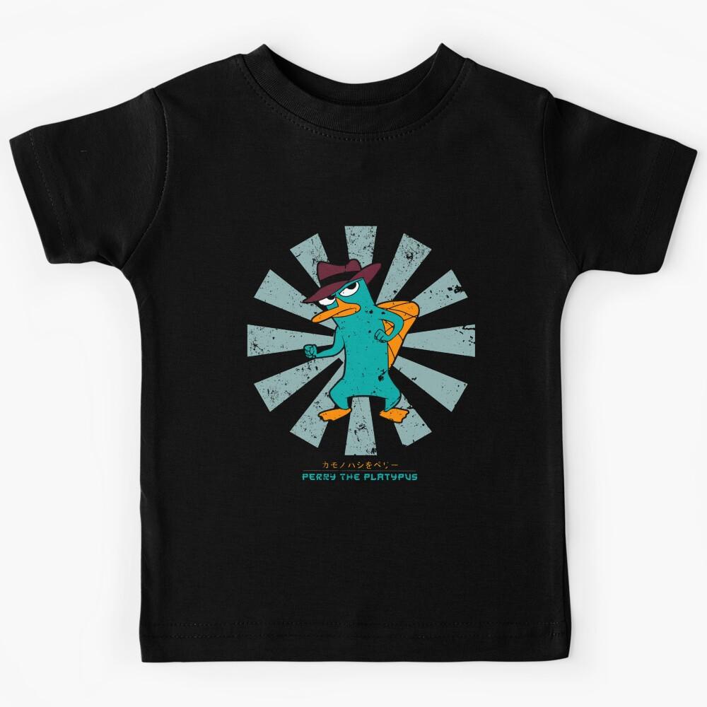 Perry The Platypus Retro Japanese Kids T-Shirt 150