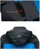 [Gopune] Men's Mountain Parka Hiking Jacket, Windproof Water-Repellent Outdoor Coat with Removable Hood, for Cycling Fishing Motorcycle, Blue 2XL