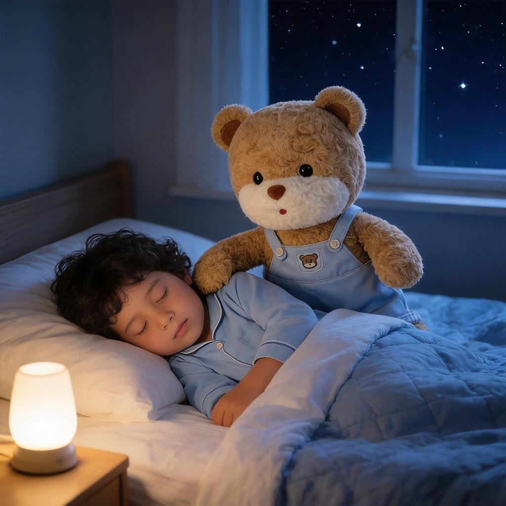 Cute Bear Plush Toy With Soft Polyester Fabric For Kids Birthday Gift