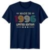 Made In 1996 Unisexs T Shirt 30th Birthday Gift Limited Edition