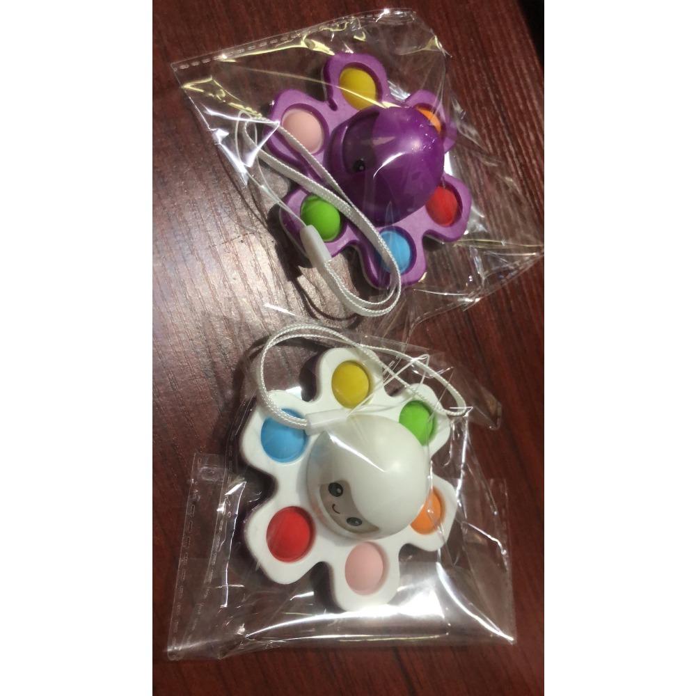 Flip Face-changing Octopus Bubble Music Fingertip Gyro Decompression Creative Toy Puzzle