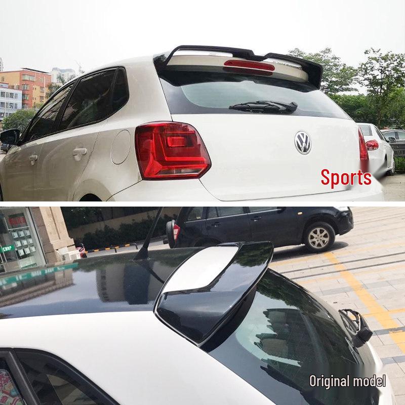 Compatible Rear Spoiler for Polo 06-21 Models: 19 Polo No-Drill Top Tail Modification