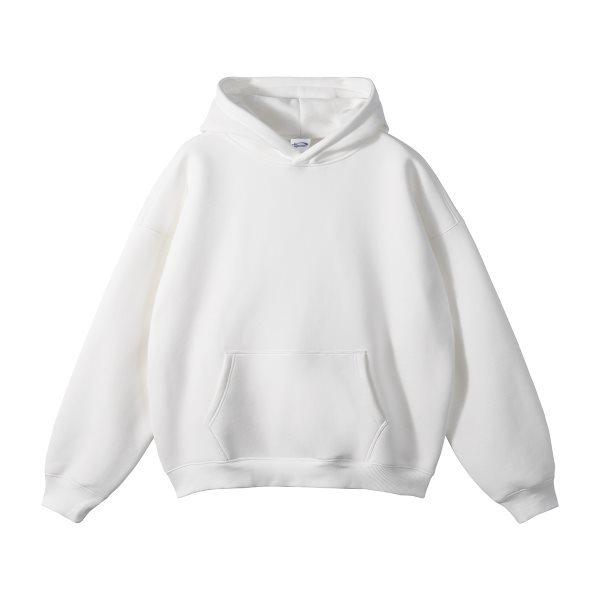 European & American Trendy Oversized Fleece-Lined Hooded Sweatshirt - Autumn/Winter Collection