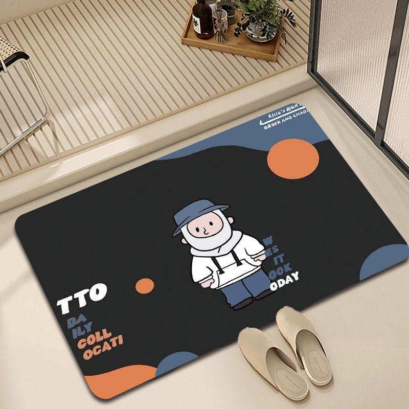 

Европейские и американские ретро-стиль диатомовые грязевые коврики для ванной с противоскользящими и быстросохнущими свойствами 40X60cm 15.7X23.6in