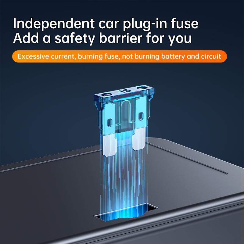 128W Car Charger Adapter 7 In 1 Car Socket Splitter Fast PD30W/QC 3.0 Independent Switches 12V/24V DC Outlet