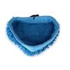 Blaue Mopp-Ersatzpads Dampfmopp Dreieckspads Blaues Chenille Kompatibel für H2O X5 H20 Ersatz Waschbares Tuch