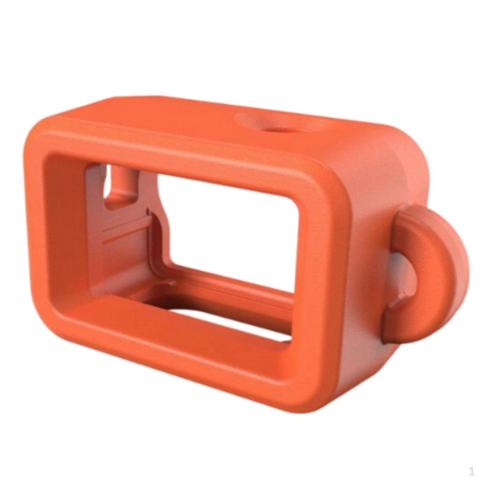 Buoyant Housing Case HighVisibility Orange Camera for Surfing, Swimming Only Case Only
