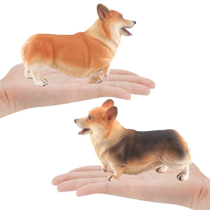 Realistic Corgi Dog Figure Pvc Static Model Toy For Animal Enthusiasts And Collectors