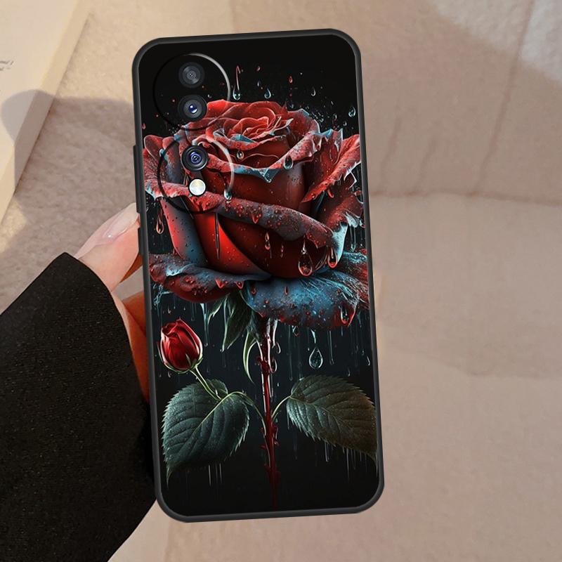 Rose Flower Floral For Honor Magic V5 5 6 7 Pro Case For Honor X9a X9b X9c X8a X8b 50 70 90 200 400 Lite Cover