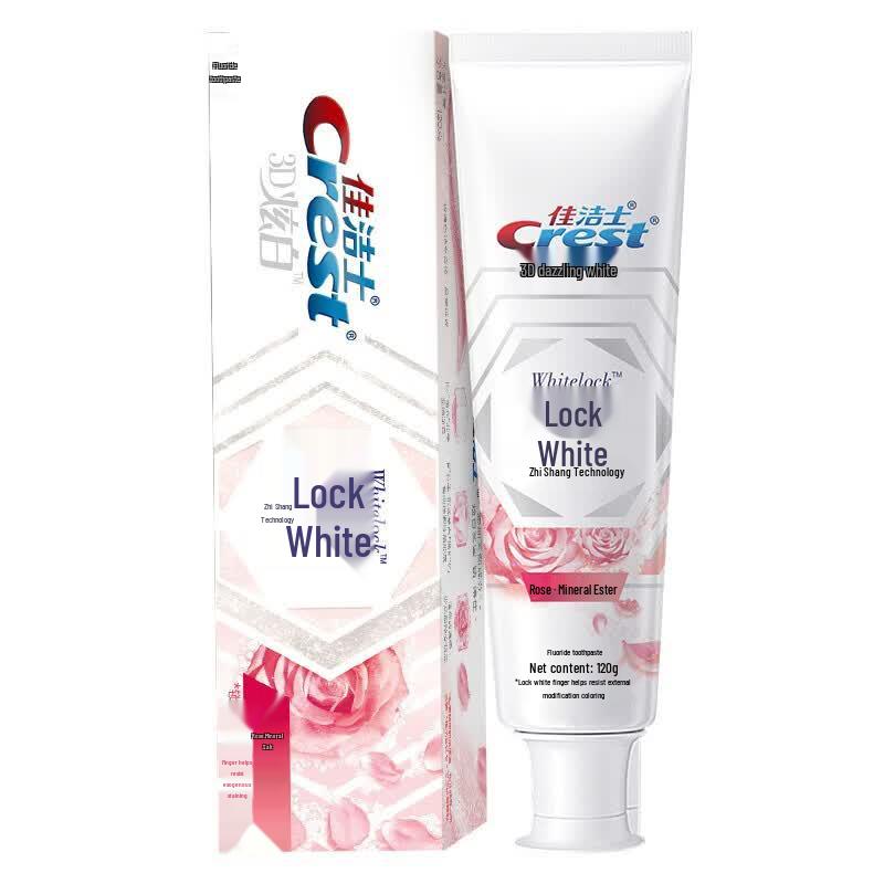 Crest Whitening Toothpaste with Rose Mineral Salt