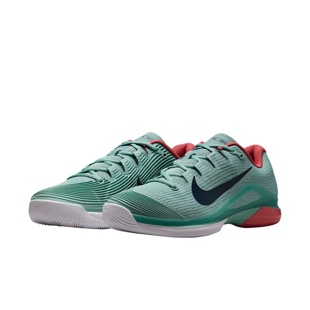 Nike Court Air Zoom Vapor 12 HC Cannon Men Sneakers Teal White Adobe FV5552-004