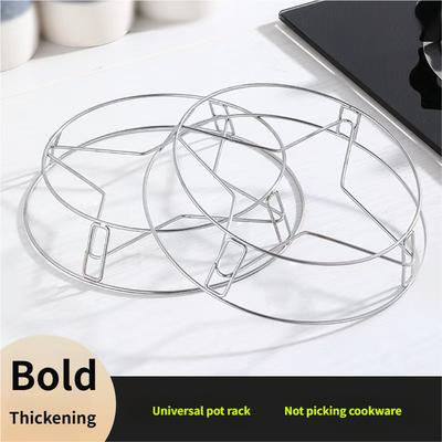 Support de Pot Anti-Échaudage en Acier Inoxydable, Tapis Isolant Thermique pour Casseroles