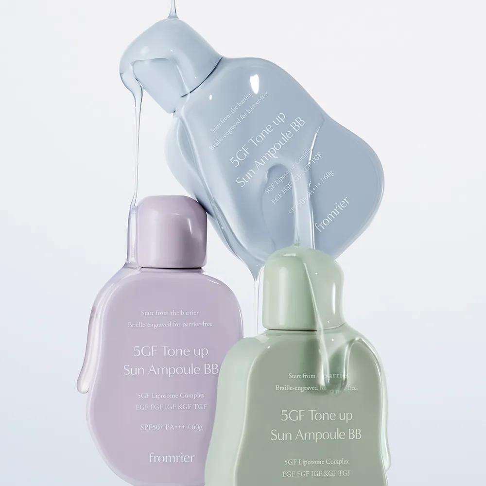 FROMRIER 5GF Tone Up Sun Ampoule BB #Teal Blue 56ml