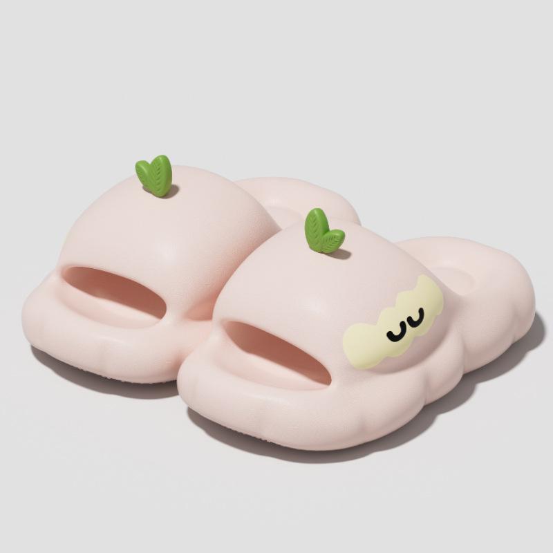 Cartoon Shoes - Girls  Indoor Anti-Slip Slippers 24-25 розовый