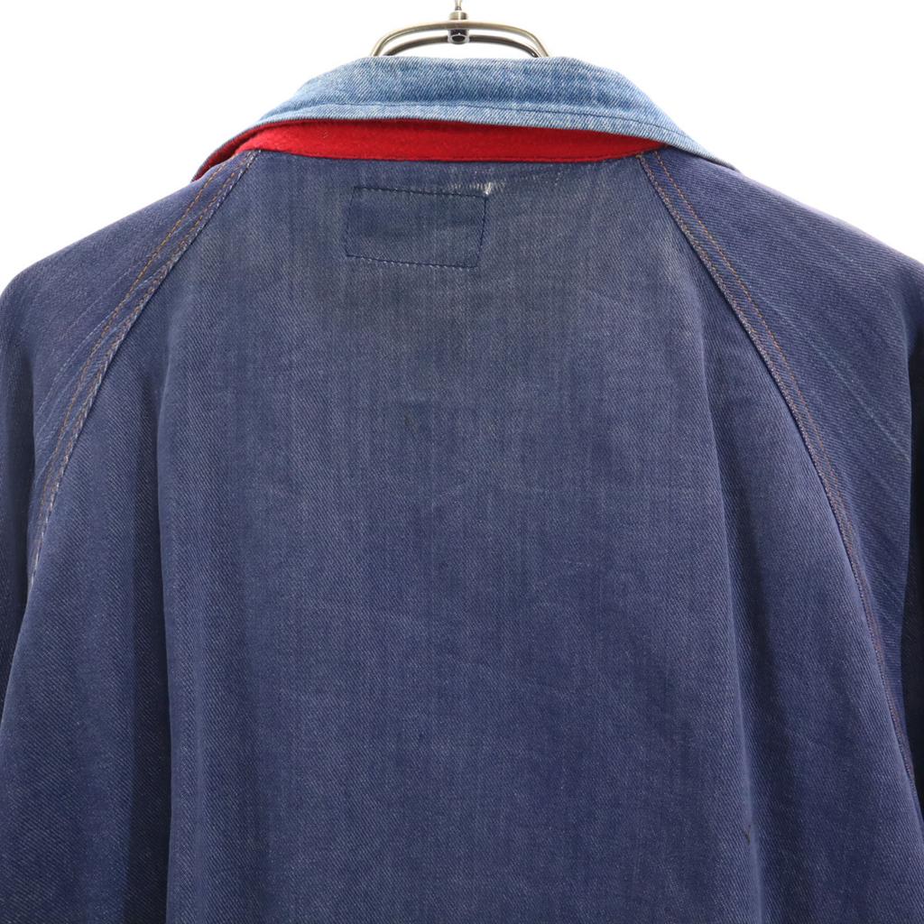 Valley Co 70s 80s vintage Denim Jacket L Navy jeans Men's Used