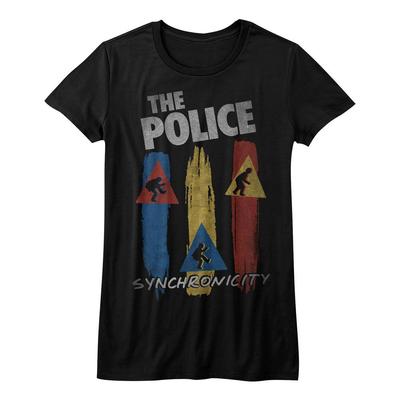 Damen The Police Synchro Musik T-Shirt Tops Tees Herren Damen Unisex