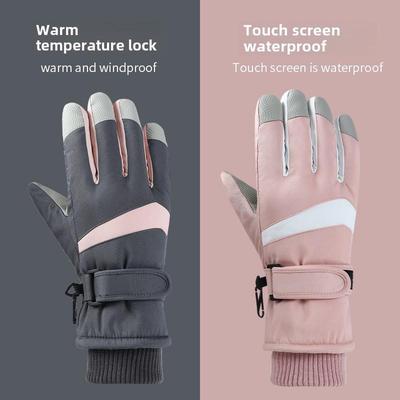 Wasserdichte Touchscreen Rad- und Skihandschuhe, winddicht und warm für Herbst und Winter