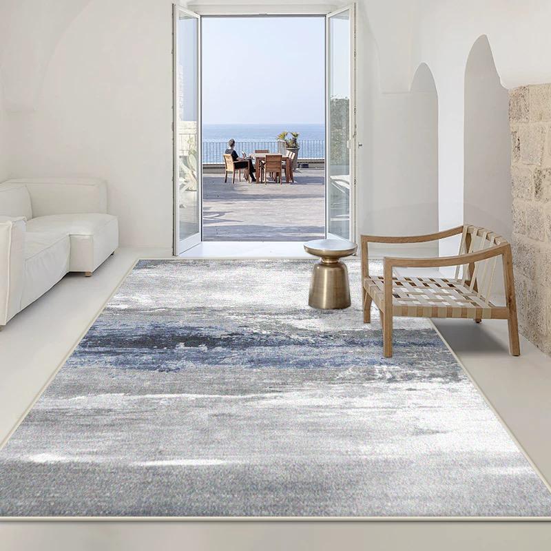 Minimalism Decoration Living Room Carpet Ink Wash Style Large Area Non-slip Rugs Modern Bedroom Lounge Sofa Easy Clean Floor Mat