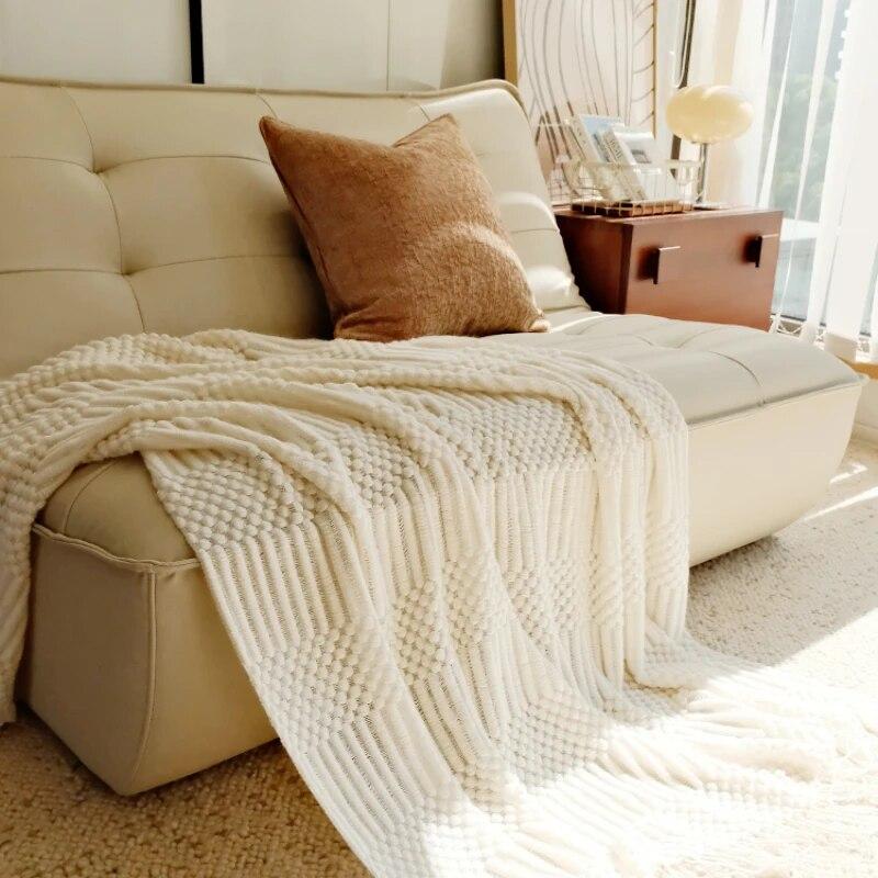 Nordic Sofa Light Luxury Blanket Cloak Shawl Office Nap Blanket