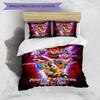 Set copripiumino 3 pezzi (1*Copripiumino + 2*Federe, Senza Nucleo),Set Biancheria da Letto con Stampa Mighty Morphin Power Rangers, Decorazione Camera da Letto, Stagione Unica, Compleanno