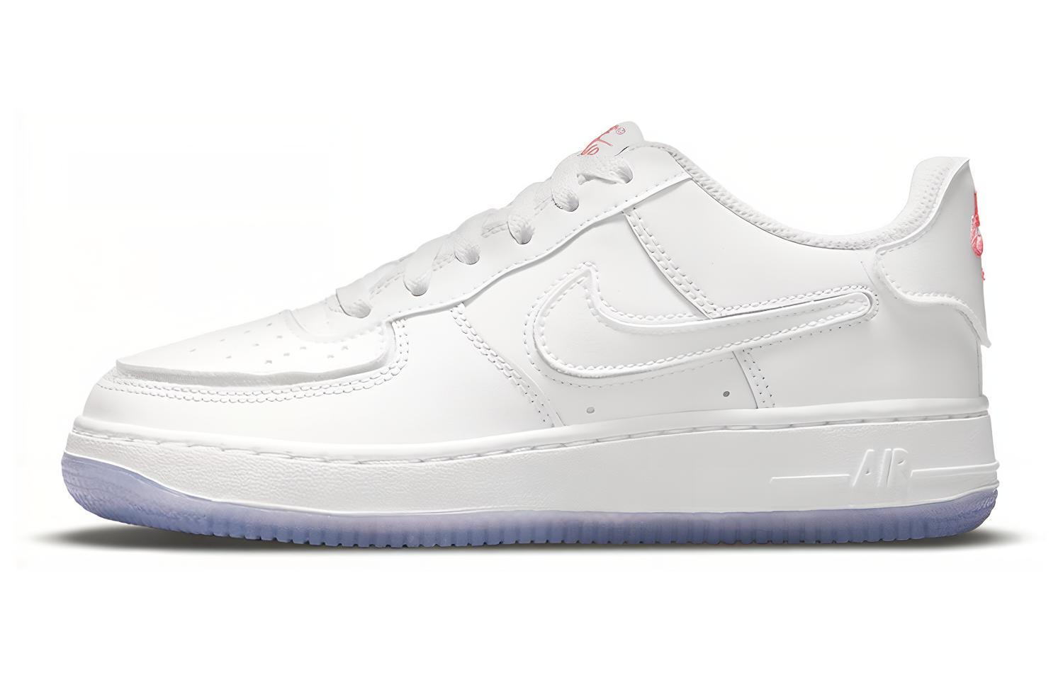 

Nike Air Force 1 Slip Resistant Cushioning Abrasion Resistant Low top Kids Skateboarding Shoes White Blue DB1856-100 36.5
