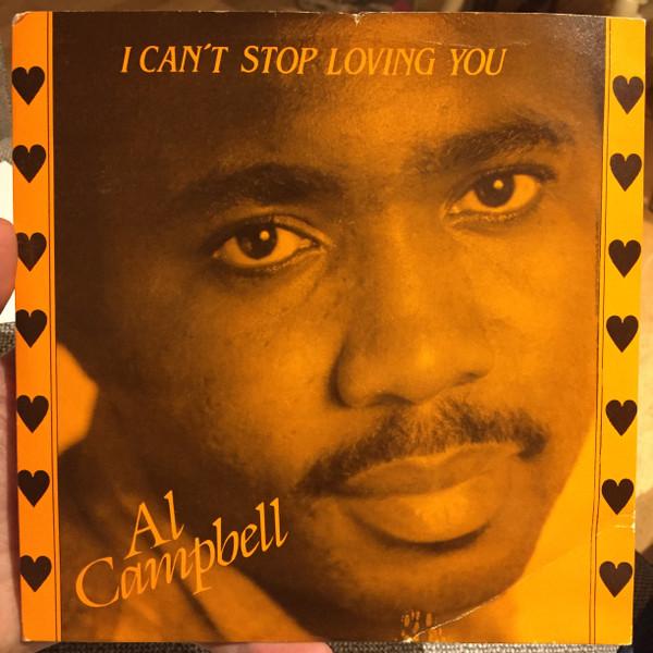 

7inch Record AL CAMPBELL I Cant Stop Loving You HHS001 Hands Heart 1986 UK Reggae Ska Dub Used