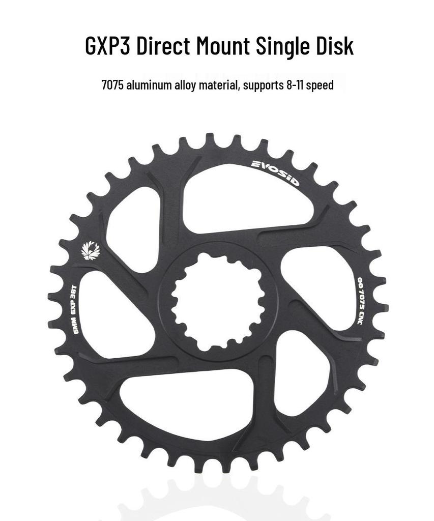 EVOSID Bicycle Hollow Crankset 10/11 Speed MTB Single GX Chainring
