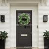 Simulation Wreath Door Decoration Eucalyptus Wreath Grass Ring Pastoral American Wedding Pendant Door Ring Bionic