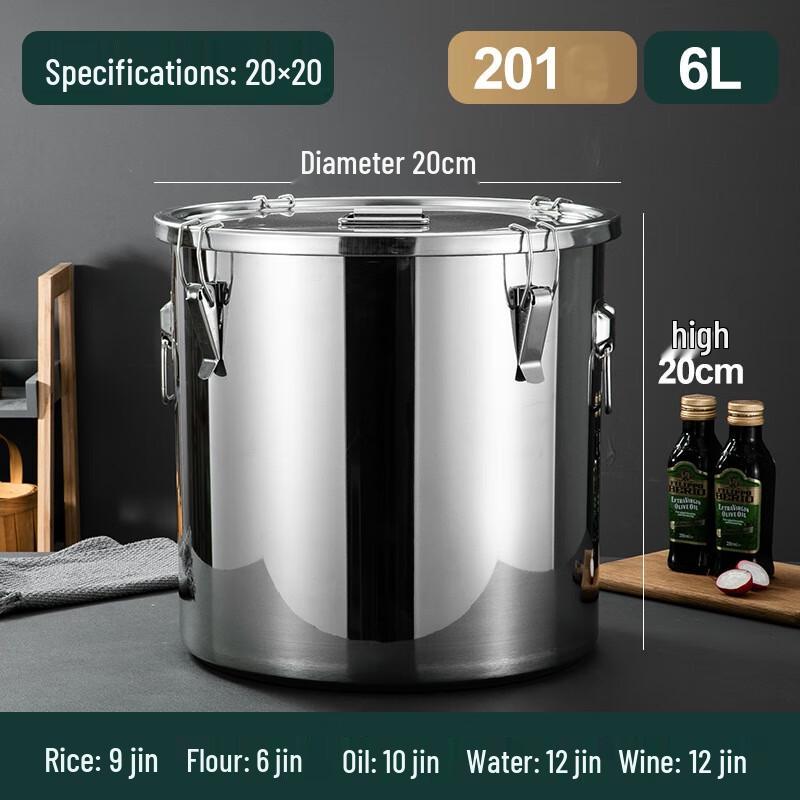 ZISIZ Stainless Steel Sealed Food Storage Container