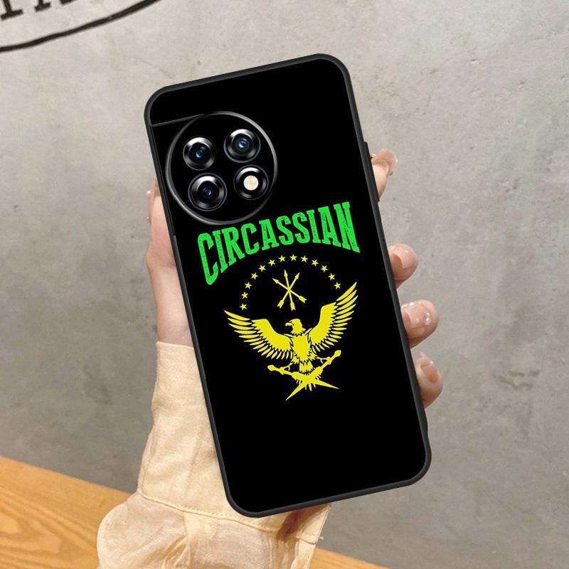 Tschirkassische Flagge Hülle Für OnePlus 8 9 10 Pro 15 13 12 11 13T 13R 12R 10T 8T Nord CE 5 2 3 4 Lite N20 N30 Cover