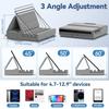 Tablet Pillow Holder Foldable Stand For Lap Bed And Desk Tablet Soft Pad Dock With Pocket & Stylus Mount For IPad Pro
