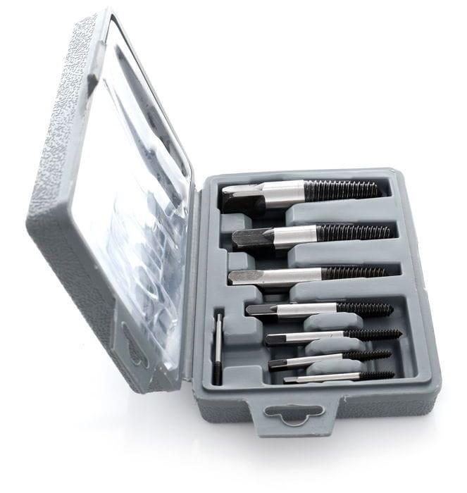 Screw extractors for broken screws, 8 pieces, KD10262
