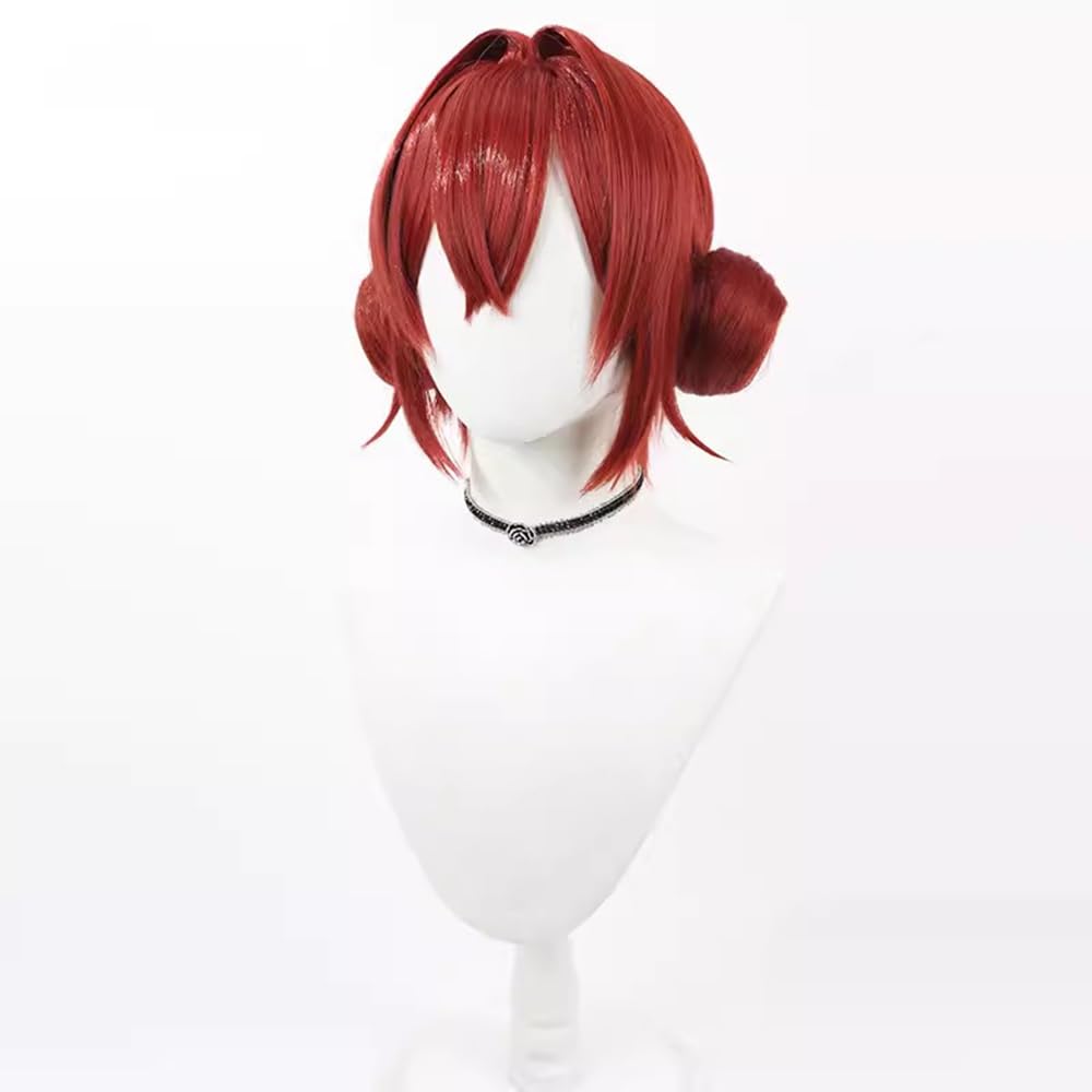 Ange Katrina Cosplay Wig, Red, Heat-Resistant, Costume Accessory, Wig, Disguise, Halloween, Event, Cosplay, Photography