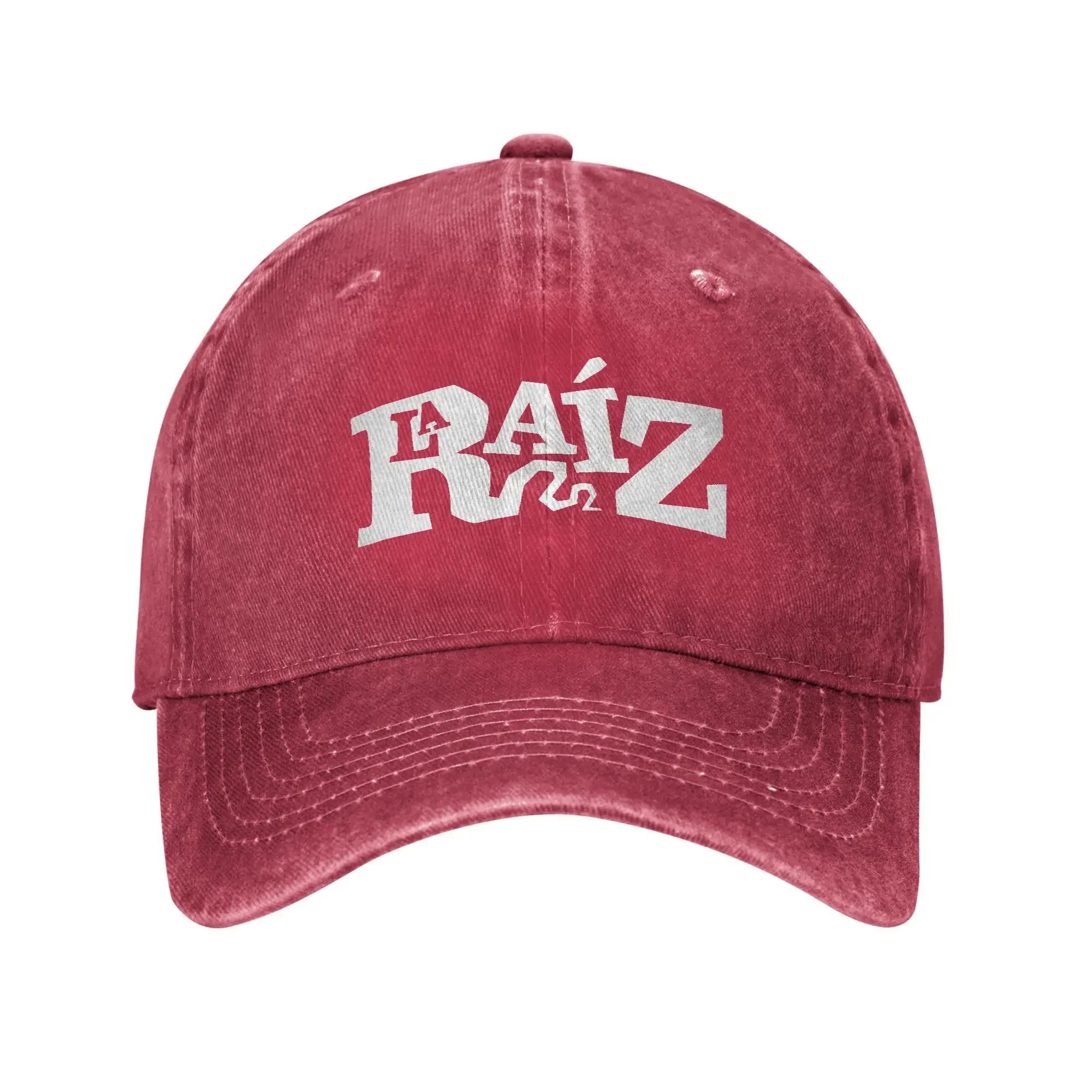 

La Raiz Musica Rock Reggae Hip Hop Jazz Spain Washed Baseball Cap yk Funny Sun Trucker Hat Summer Unisex Adult Baseball Caps One Size