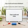 Desktop Double-Sided Magnetic Whiteboard, Easy To Write & Erase, for Office and Teaching.