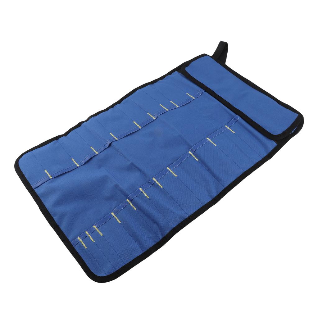Chef Tool Roll Bag Oxford Cloth Portable Fork Tool Case Holder Pouch with Handle for Culinary Traveling