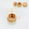 1~10 Stück 1/2" 3/4" 1" BSP Messing Innen-Blindkappe Stopfen Endstück Wasserrohr-Stopfenkappe Fitting Außengewinde Sechskantkopf-Endstopfen