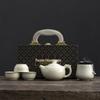 Portable Ceramic Kung Fu Tea Set Gift Box