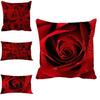 Elegant Romantic Rose Pillowcases In Soft Polyester Perfect For Home Decor And Comfort