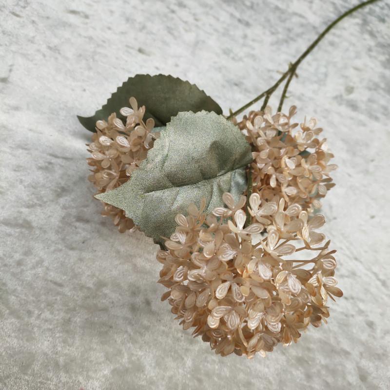 Artificial Snowball Hydrangea Stems Multibranch For Wedding Home Decor Gift