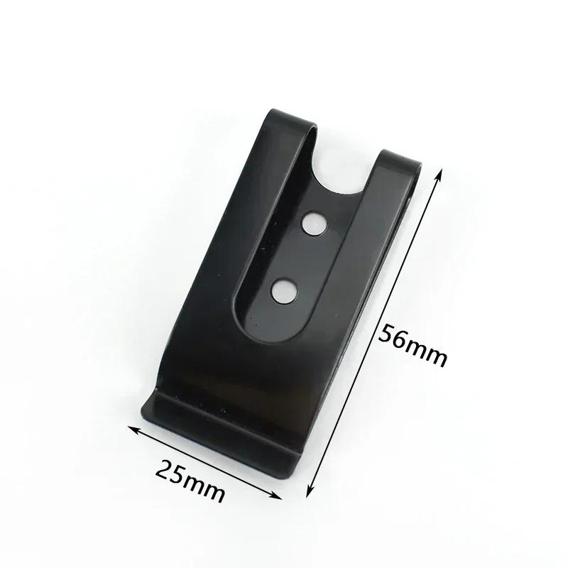 10/20/50Pcs Meetee Metal Belt Clip Buckles Wallet Holster Clips Hook Man Waistband Clasp DIY Bag Repair Hardware Accessories