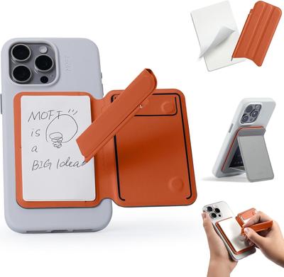 Support pour smartphone MOFT Support Inspiration Stylo à bille rétractable pliant Compatible avec MagSafe Compatible avec la série iPhone Compatible avec bloc-notes