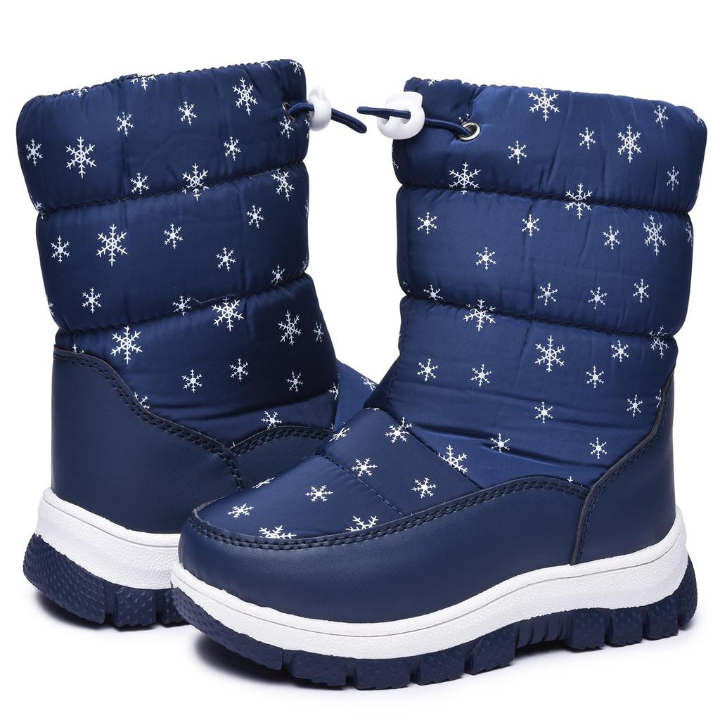 Snofiy Snow Snow Winter Kids' Boots, Girls, Boys, Juniors, Warm, Waterproof, Skiing, Play, Shoes, Non-Slip