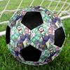 Super Mario4 Soccer Ball Colorful All Ages Machine Stitched PVC Competition Ready Durable High-Bounce.SIZE5
